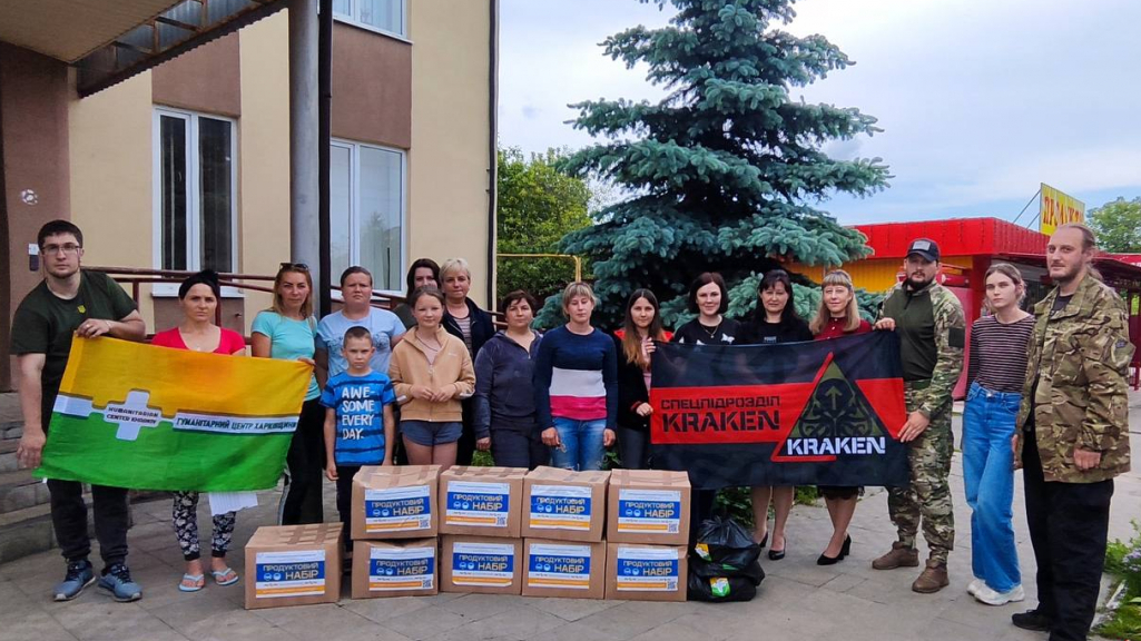 Kraken доставив понад 2500 наборів гуманітарної допомоги мешканцям Харківщини